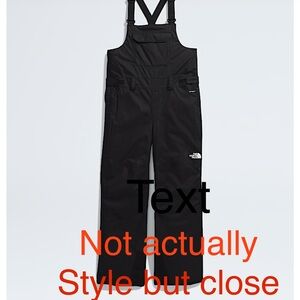 The North Face Black Youth Snow Pants